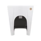 Биде напольное Qtap Crow 545х360х410 White QT05443370W - изображение 6