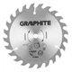 Диск пильний Graphite по дереву, 150х10мм, 1.6мм, 24 зубів (00134124) - изображение 1