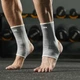 Эластичный компрессионный бандаж на голеностоп JINGBA SUPPORT (2 шт.) Grey One size - изображение 2