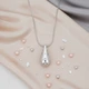 Кулон із нержавіючої сталі Spark зі Swarovski Comtesse SN003C - зображення 2