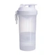 Шейкер для спортивного питания 3в1 Cмартшейк / SmartShake Original2Go 600 мл белый - изображение 1