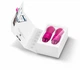 Двойной массажер для глаз GESKE Cool&Warm Duo Eye Massager 7в1 фуксия - изображение 9