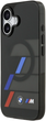Панель BMW M IML Metal Buttons Tricolor Lines MagSafe для Apple iPhone 17 Black (BMHMP17S25HTTRIK) - зображення 2