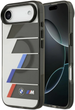 Панель BMW M IML Metal Buttons Tricolor Lines MagSafe для Apple iPhone 17 Air Grey (BMHMP17M25HTTRIA) - зображення 1