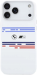 Панель BMW M Silicon Horizontal Line MagSafe для Apple iPhone 17 Pro White (BMHMP17L25SHOTSH) - зображення 2