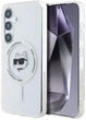 Панель Karl Lagerfeld Button Choupette Head Printed Logo MagSafe для Samsung Galaxy S25 White (3666339449896) - зображення 1
