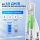 Ирригатор для зубов и полости рта 300 ML портативный аккумуляторный лучший зубной ирригатор для чистки брекетов Mornwell аппарат для промывания десен Белый топ ирригаторы - изображение 5