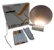 Світлодіодний 3D нічник планер дитячий LED DIY Lamp планшет для малювання, що світиться з фломастерами 15x15 см - зображення 3