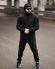 Флісовий спортивно-тактичний костюм Tarantul Black утеплений зносостійкий з кишенями L - зображення 6