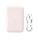 Ультраміні магнітний повербанк MagSafe Baseus EnerFill FM11 Magnetic Power Bank 10000mAh 22.5W Type-C/Qi рожевий (E0026601) - зображення 4