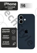 Чохол силіконовий з закритою камерою Epic Premium Silicone Case Camera Protection without MagSafe для Apple iPhone 16 (6.1) Midnight Blue - зображення 1