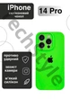 Чохол силіконовий з закритою камерою Epic Premium Silicone Case Camera Protection without MagSafe для Apple iPhone 14 Pro (6.1) Lime Green - зображення 1