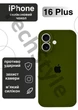 Чохол силіконовий з закритою камерою Epic Premium Silicone Case Camera Protection without MagSafe для Apple iPhone 16 Plus (6.7) Army green - зображення 1