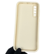 Чехол силиконовый оригинальный Soft Touch с 3D принтом милый мишка для Samsung Galaxy A30s (SM-A307F) молочный (Полная защита камеры) - изображение 3