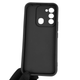 Чехол силиконовый оригинальный Soft Touch с 3D принтом милый мишка для TECNO Spark Go 2022 (KG5m) черный (Полная защита камеры) - изображение 3