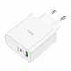 Зарядний пристрій Hoco C113A Awesome (U+C) 65W White - изображение 1