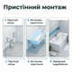 Акриловая ванна Insana Milas 170x70см для ниши купель прямоугольная пристенная чаша белая вместительная без ног - изображение 8