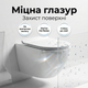 Унитаз напольный Insana Grem 52х35.5х34см для ванной комнаты дома и офиса фарфор компакт белый - изображение 7