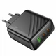 Зарядний пристрій Hoco CS26A U+2C 45W Black - изображение 4