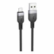 Зарядний кабель Hoco X109 Silicone Micro 2.4A 2m Black - изображение 2