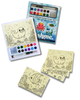Раскраски с сухими красками для детей Brushme Подводный мир (PAINTS4) - изображение 2