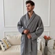 Халат мужской теплый махровый L серый Fortune Cosy 925 - изображение 3