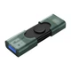 Флеш-накопичувач Kingston 256GB DataTraveler DuoG2 USB-A + USB-C 3.2 Gen 1 Black/Green (DTDEG2/256GB) - зображення 4