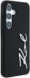 Etui Karl Lagerfeld Silicone Metal Signature Logo do Samsung Galaxy S25 Black (3666339450076) - obraz 4