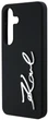 Etui Karl Lagerfeld Silicone Metal Signature Logo do Samsung Galaxy S25 Black (3666339450076) - obraz 5