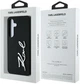 Etui Karl Lagerfeld Silicone Metal Signature Logo do Samsung Galaxy S25 Black (3666339450076) - obraz 8