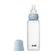 Детская бутылочка BIBS Baby Blue Round Silicone 270 мл. - изображение 1