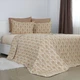 Покривало плед ТЕП ELEGANT COTTON Beige Fantasy 220×240 см євро, бавовна, стьобане, м’яке, Oeko-Tex 100 г/м² (4-04578_32780) - зображення 2