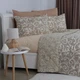 Покрывало плед ТЕП ELEGANT COTTON Beige and White 220×240 см евро, хлопок, стеганое, мягкое, Oeko-Tex 100 г/м² (4-04578_32778) - изображение 3