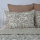 Покрывало плед ТЕП ELEGANT COTTON Beige and White 220×240 см евро, хлопок, стеганое, мягкое, Oeko-Tex 100 г/м² (4-04578_32778) - изображение 4