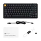 Клавіатура механічна J1 82Key, K pro Banana, WL/BT/USB-A, QMK, Hot-swap, EN/UKR, RGB, чорни Keychron (teh0013916) - зображення 3