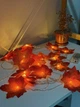 Гирлянда осенняя с кленовыми листьями, 3 м, 20 LED лампочек, на батарейках 2×AA - изображение 1