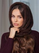 Жіночий капор Skin теплий з екохутра коричневий (шоколад) - зображення 2