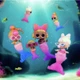 Кукла Lol Surprise mermaids Nein Q.T. Неон color change кукла лол русалочка с меняющим цветом хвостом 510604 - изображение 5