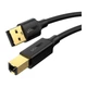 Кабель для принтера USB 2.0 AM/BM 1.0m US135 black Ugreen (20846) (346833) - изображение 2