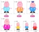Набор фигурок Свинка Пеппа / Peppa Pig 10 шт – игрушечные персонажи для детей, коллекционные фигуры Peppa Pig Happy Partner - изображение 3