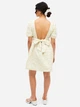 Платье короткое летнее женское Monki mnk05300020 L Молочное (SHEK2000000856957) - изображение 2