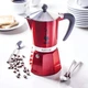 Кавоварка гейзерна Bialetti Rainbow Red на 6 чашок із алюмінію для кави - зображення 4