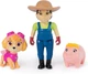 Щенячий патруль Набор игровых фигурок Скай, фермер Юми и свинка Spin Master Paw Patrol (6071048) - изображение 1