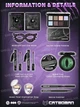 Колекційний набір косметики SHEGLAM x CATWOMAN Full Collection Set, набір декоративної косметики Жінка-Кішка - зображення 2