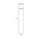 Вуличний світильник Zuma Line SJ14212 Sienna E27 1x40W IP54 чорний (5905316666221) - изображение 2