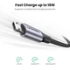 Кабель UGREEN US290 USB 2.0 - micro-USB Aluminum Braid 2m чорний (60148) - зображення 2