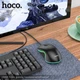 Комп'ютерна Миша HOCO GM19 Enjoy gaming luminous wired mouse Чорна - изображение 3