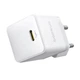 Сітчастий зарядний пристрій Baseus Palm Fast Charger 1C 20W + Cable Type-C to Type-C білий P10111602213-01 - зображення 2