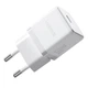 Сітчастий зарядний пристрій Baseus Palm Fast Charger 1C 20W + Cable Type-C to Type-C білий P10111602213-01 - зображення 4