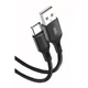 Кабель XO NB143 Braided data cable Type-c 1m Чорний - зображення 3